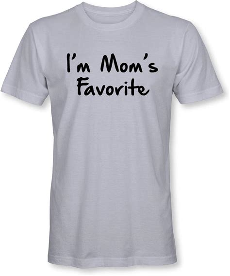 Im Moms Favorite T Shirt Front T Shirt Print Black Text