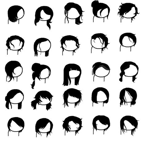 Hair Bases By Spaceburgerparadise On Deviantart