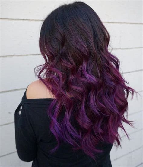 This is why dying dark hair purple without bleaching is tricky if you want a lighter purple hair color. 23 Amazing Purple Balayage Hair Color Looks of 2021