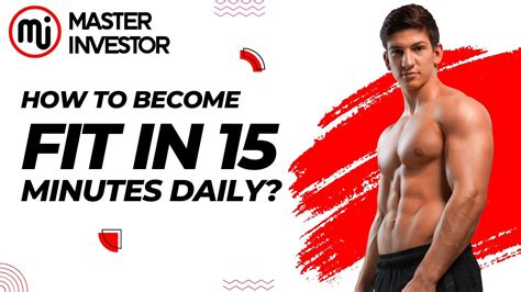 How To Become Fit In 15 Minutes Daily Health Master Investor Youtube