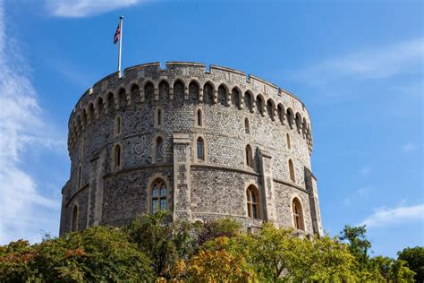 The Round Tower Windsor Castle England United Kingdom Stock Photo