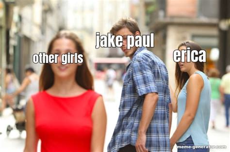 jake paul vs other girls meme generator