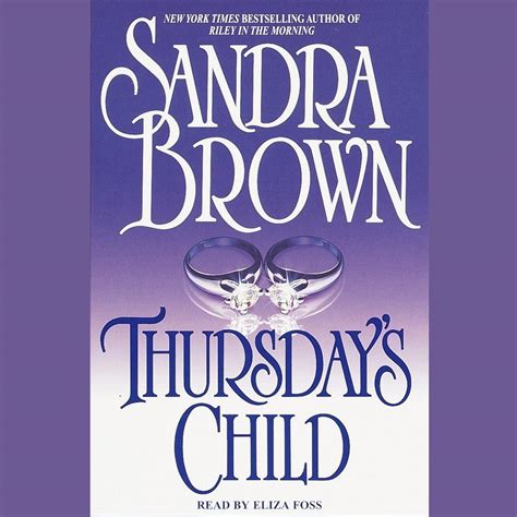 Thursdays Child Audiobook By Sandra Brown — Listen Now
