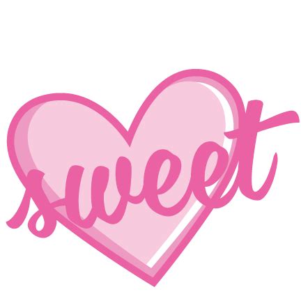Sweet Heart SVG scrapbook cut file cute clipart files for silhouette