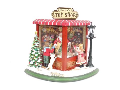 Santas Toy Shop Muziek En Lichtjes Kringwinkel