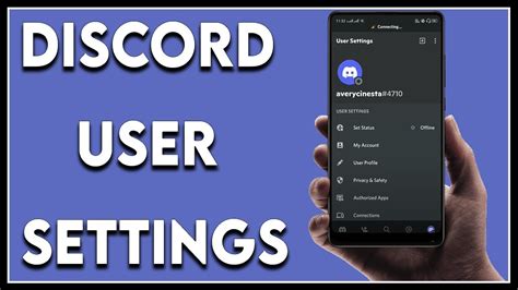 How To Use Your User Settings On Discord App Youtube