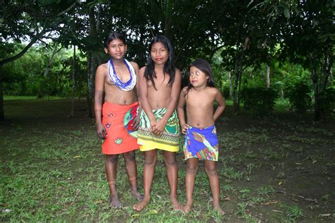 Embera Tribes Girl Bathing Cumception