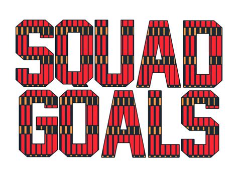 Squad Goals Graphic By Abagaelhayes12 · Creative Fabrica
