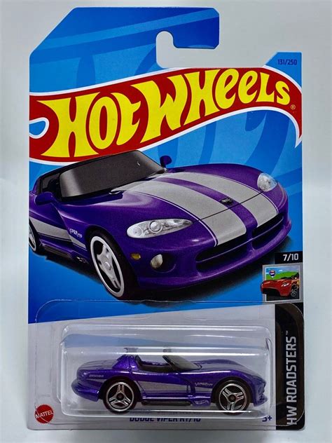 Hot Wheels Dodge Viper Rt10 Metallic Purple Sports Racing 164 Diecast