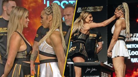 REALITY TV STARS FIGHT Julia Vs Adriana Slap Fighting Championship