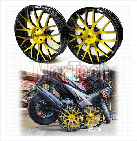 Jual Velg Pelek Racing Tapak Lebar Power Palang Y Ymh Aerox Vva Ring Lebar