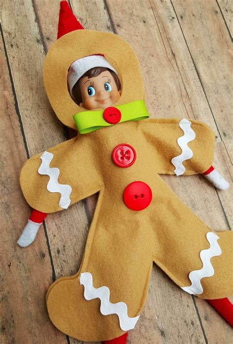 Gingy The Original Elf Gingerbread Man Costume Christmas Elf Elf