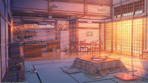 Artstation Old House Sunset Set Arseniy Chebynkin Anime Scenery