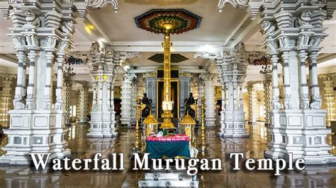 Waterfall Murugan Temple Penang Malaysia Full Tour In 4k Youtube