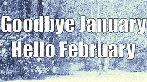 Thought And Humor Goodbye January Hello February