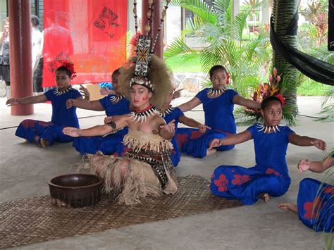 Samoan Dance Samoan Dance Samoan People Upolu Taupo Melanesia