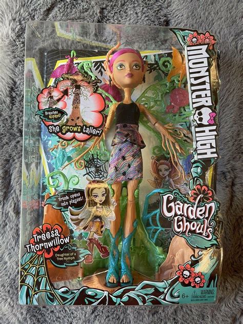 New In Box Monster High Garden Ghouls Treesa Thornwillow Doll