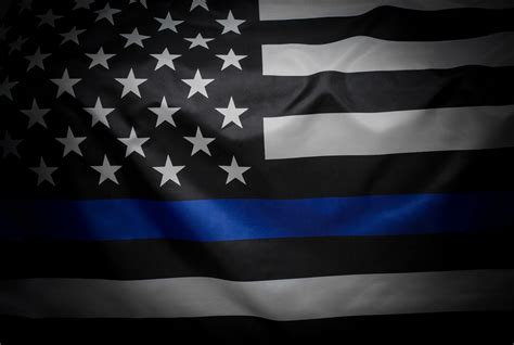 Police Thin Blue Line Flag SAPD Careers