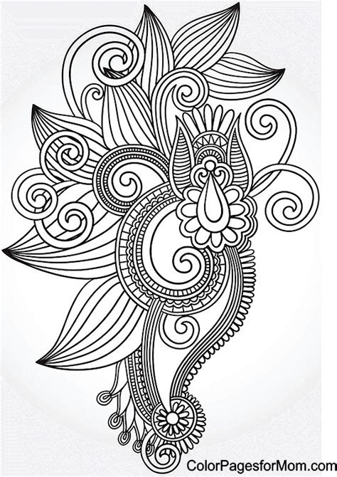 Discover all our printable coloring pages for adults, to print or download for free ! Paisley Coloring Page