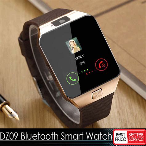 Gold Dz09 Bluetooth Smart Watch Gsm Sim For Iphone Samsung Flickr