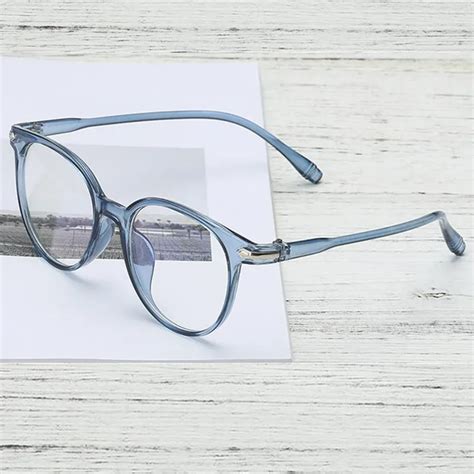 Vintage Oversize Oval Eyeglass Frames Full Rim Unisex Glasses Retro Fashion Spectacles Come With