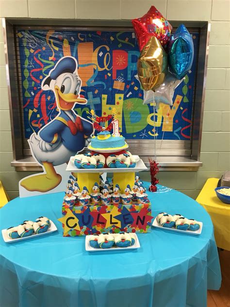 Donald Duck Themed Party Donald Duck Party Duck Birthday Duck