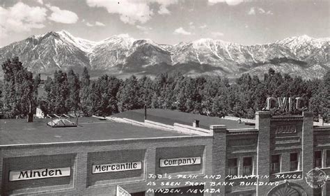 Downtown Minden Photo Details The Western Nevada Historic Photo