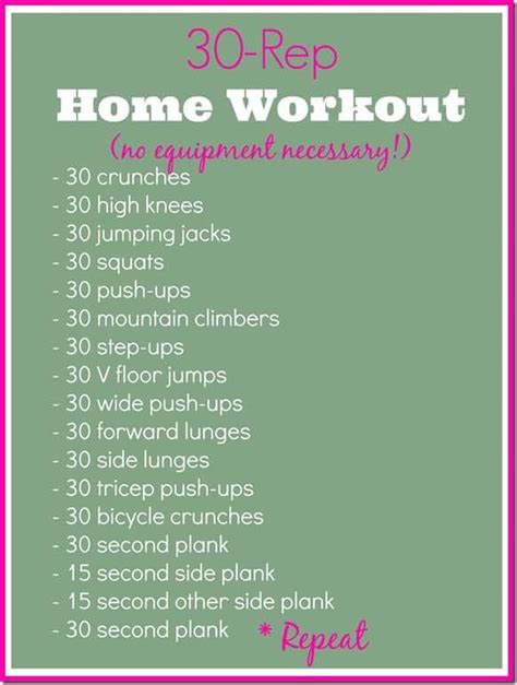 Home bodybuilding workouts for strength gain and mass gain using just a used set of dumbbells. Guest Post: 30-Rep Home Workout - The Seasoned Mom