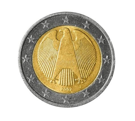 Back Of A Two Euro Coin Stock Image Image Of Cost Number 1343355