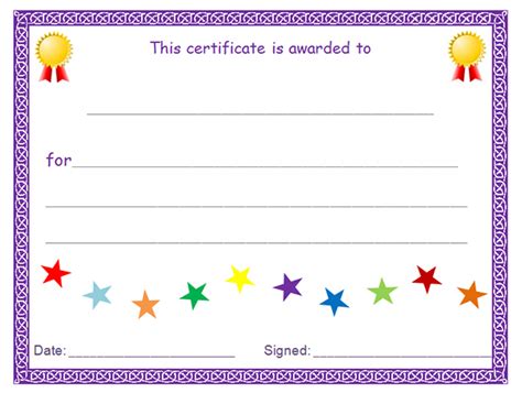 Successfully passed an online course? Printable Award Certificate Templates | Sampleprintable.com