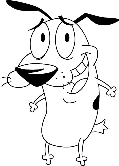 Today Well Be Learning How To Draw Courage The Cowardly Dog One Of My