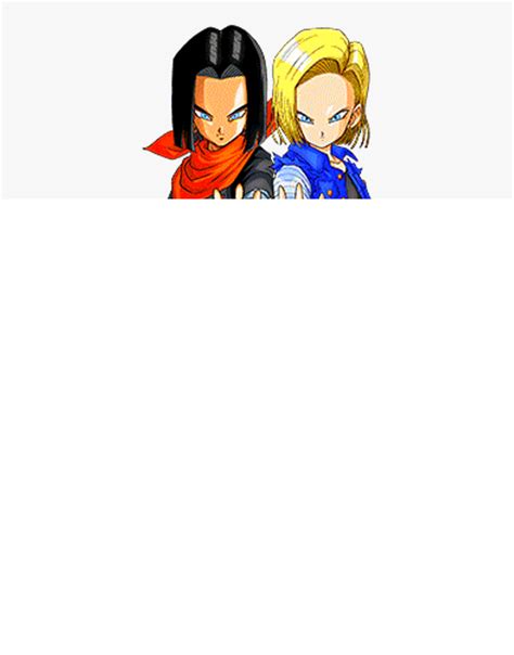 Dbz Androids Android 18 Dragon Ball Z Goku Z Warriors Androids 17 And 18 Hd Png Download