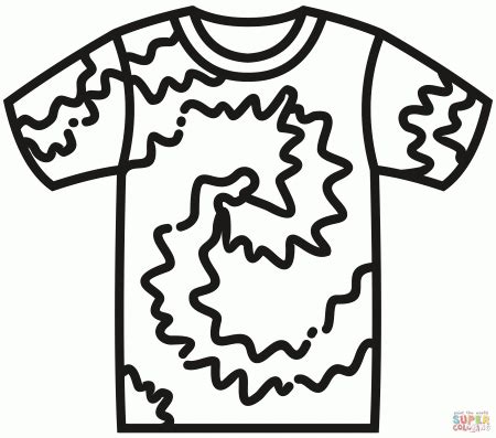 T Shirt Coloring Page Free Printable Coloring Page Coloring Home