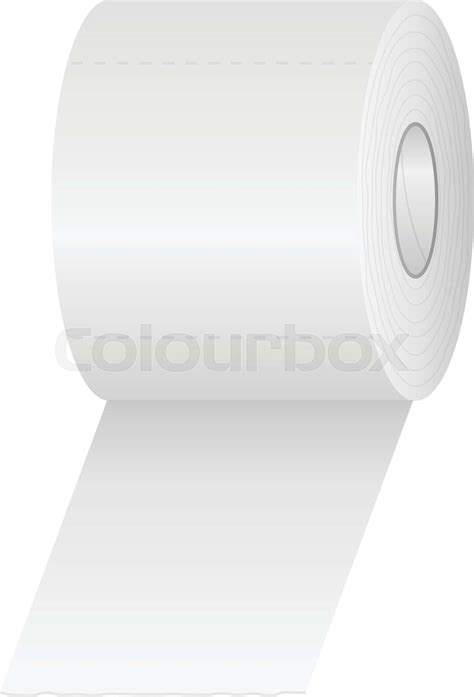 Toilet Paper Stock Vector Colourbox