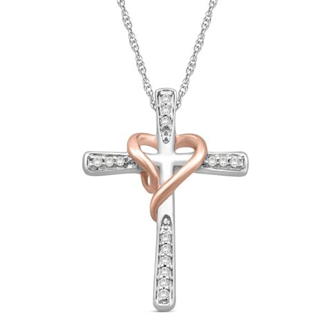 Jewelili Rose Gold Over Sterling Silver With Cttw Natural White