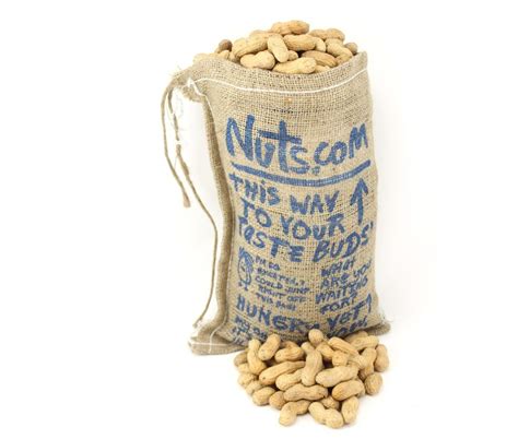 Burlap Bag Of Peanuts Bags Of Nuts Ts