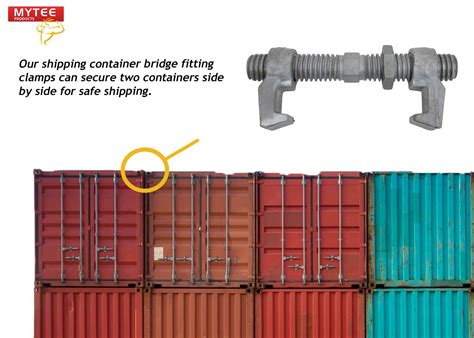 Buy Mytee Products 4 Pack Sea Rail Shipping Container Bridge Fittings