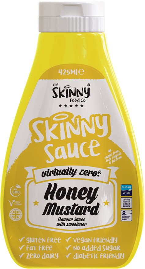 Skinny Sauce Honey Mustard 425 Ml What Sup