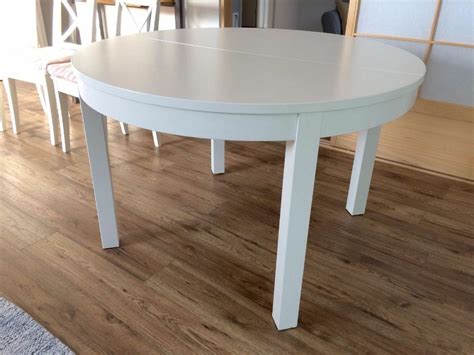 Check spelling or type a new query. Extendable Dining Table Round IKEA BJURSTA White | in ...