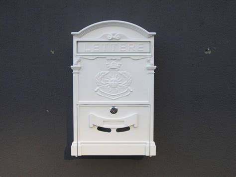 vintage sun pattern cast aluminum wall mount mailbox mail box w lock keys ebay