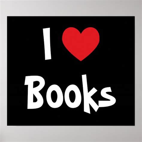 I Love Books Poster