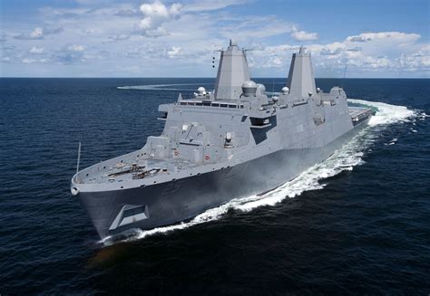 The US Navy's newest ship, The USS Somerset (LPD 25). To be ...