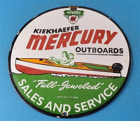Vintage Mercury Marine Signs For Sale Picclick