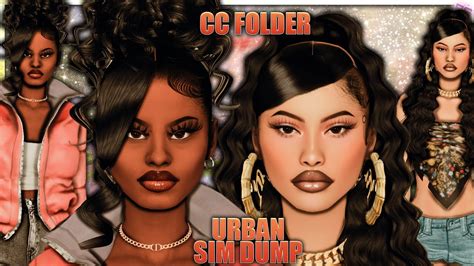 Urban Ig Baddies💎 Cc And Sim Download Sims 4 Cas Youtube