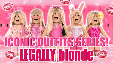 Iconic Inspired Roblox Outfits Series Legally Blonde Edition