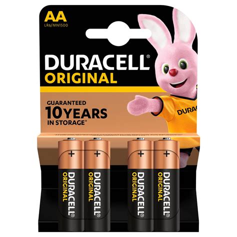 Duracell Aa Batteries 4pk Electricals Batteries Bandm