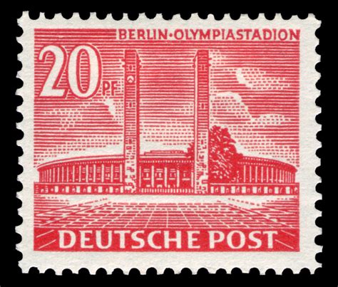 Die deutsche post im internet: DBPB 1953 Berliner Bauten - Briefmarken-Jahrgang 1953 der ...