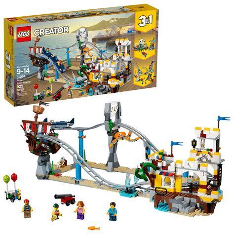 Lego Creator 3in1 Pirate Roller Coaster 31084 923 Pieces Walmart