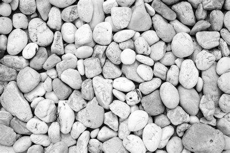 Premium Photo White Pebbles Stone Or River Stone Texture And Background