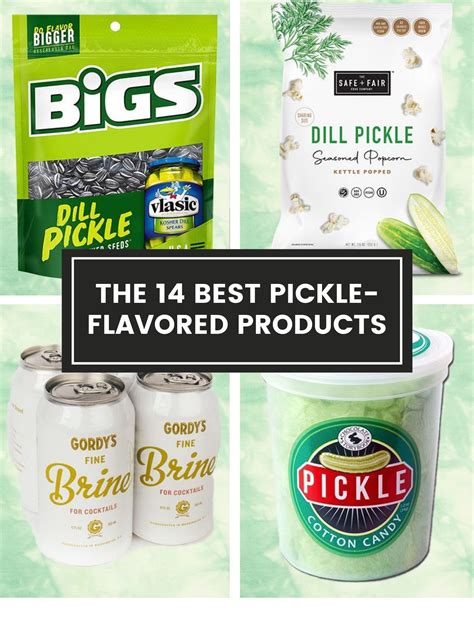 The 14 Best Pickle Flavored Products You Can Buy From Snacks To